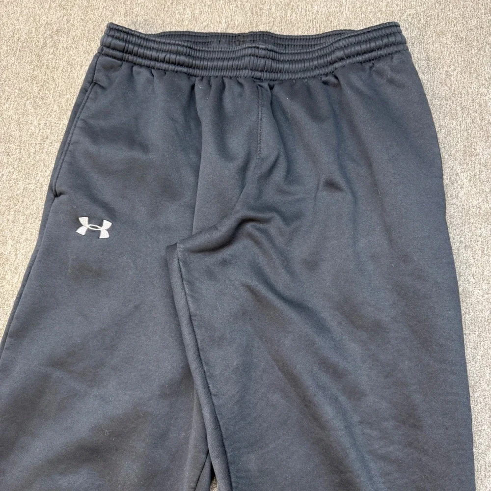 Under Armour Storm Mens Loose Fit Fleece Athletic Sweatpants Black Large LG 000